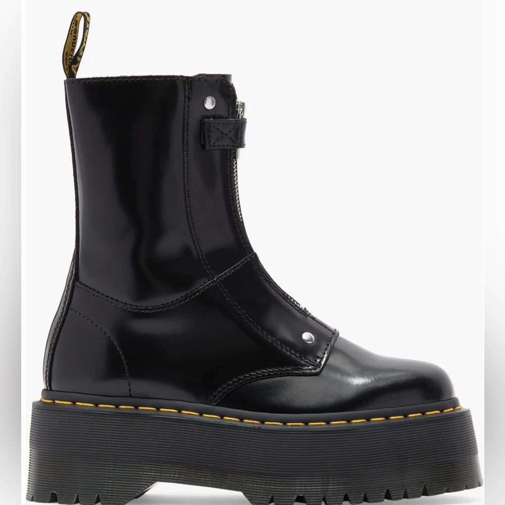Dr. Martens Jetta Hi Max Leather Platform Boot Women’s US7/EU38 - Picture 2 of 9